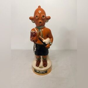 Vintage Ezra Brooks Highlander Ceramic Whiskey Decanter